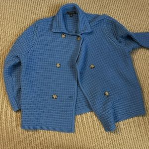 Plus size waffle weave cardigan